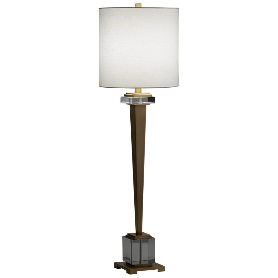 Cyan Design 10956 Brass Statuette Table Lamp by J. Kent Martin - Elegant Home & Office Decor Lighting for Living Room, Bedroom, or Study