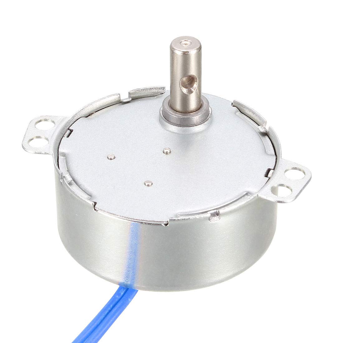 uxcell Synchronous Motor AC 100-127V 48-58RPM 50-60Hz CCW/CW 4W Turntable Gear Box for Microwave Oven Replacement - High Torque Low Noise Motor for DIY Appliances, Rotating Displays, and Small Machinery