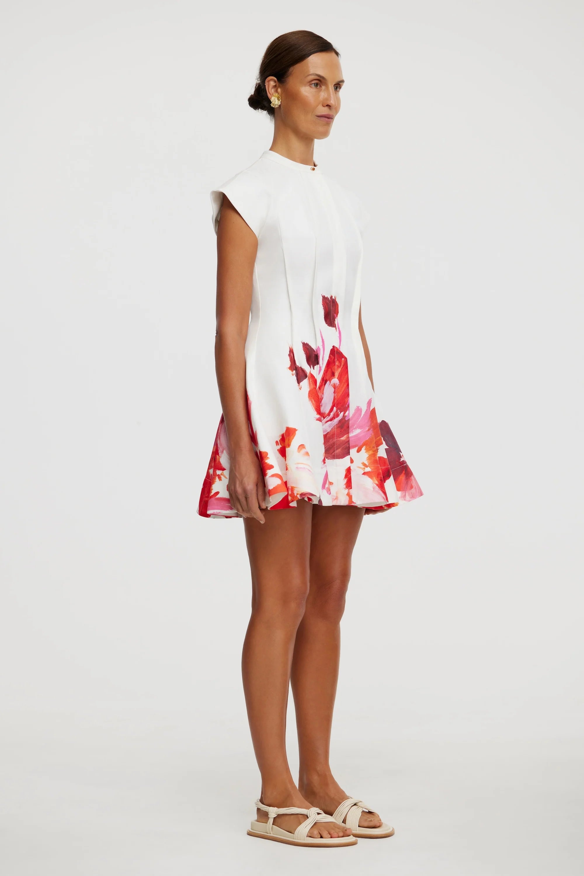 CHAPELHILL MINI DRESS - Women's Floral Summer Short Dress for Casual Wear, Date Night & Beach Vacation