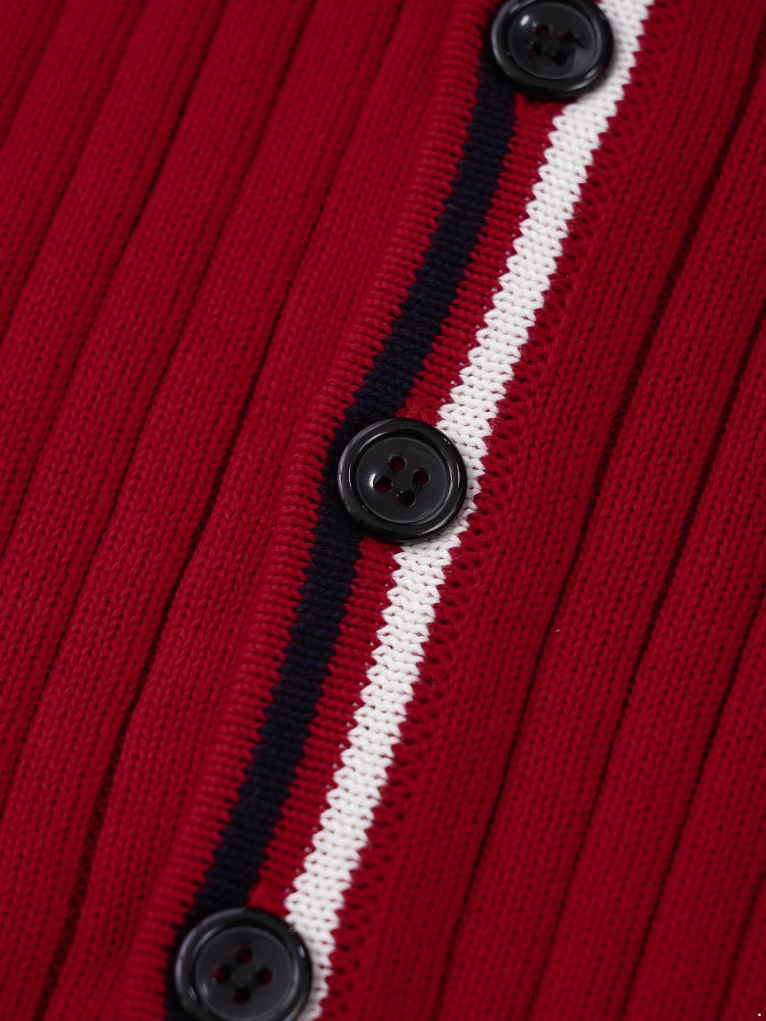 Boys School Uniform Cardigan - V Neck Knit Sweater for Kids | School & Casual Wear