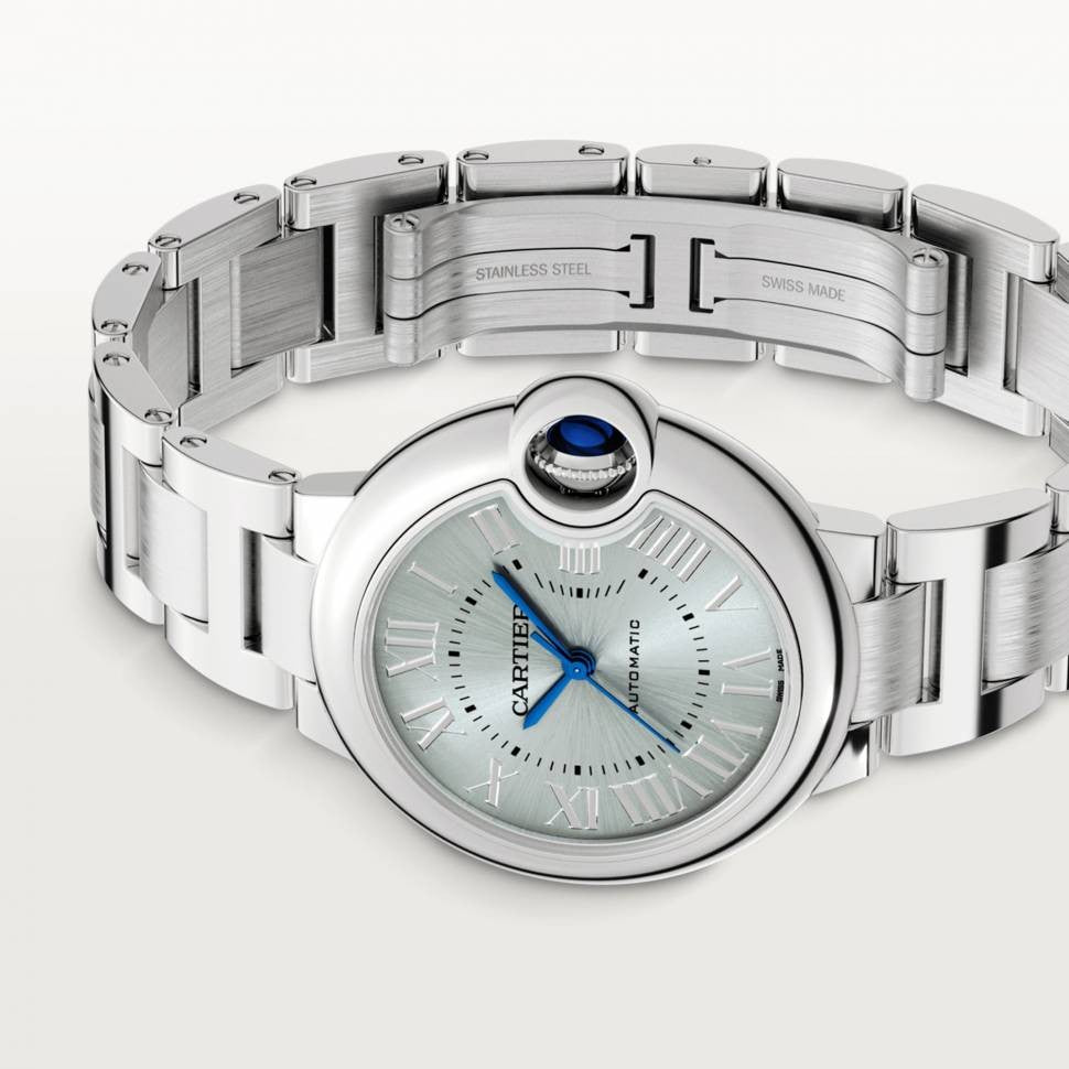 Cartier Ballon Bleu 33mm Stainless Steel Women's Watch - Luxury Timepiece for Business, Parties & Special Occasions