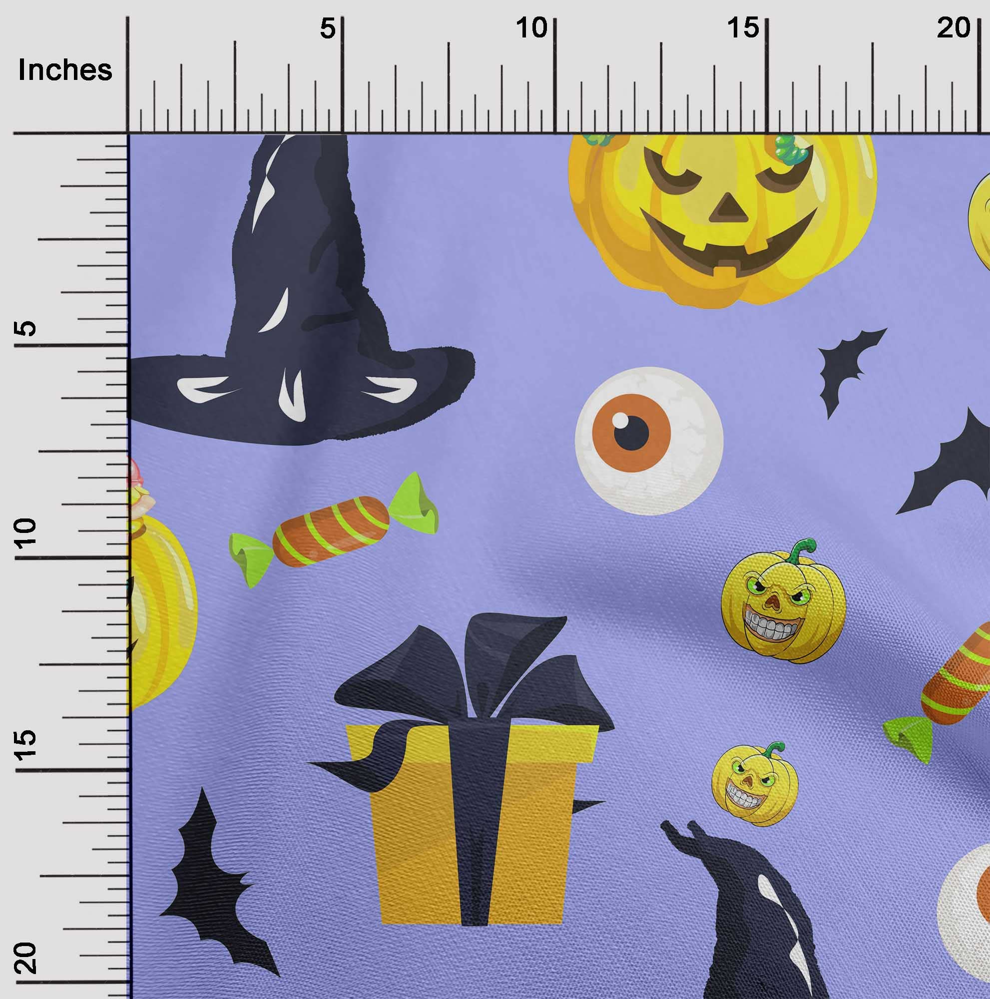 oneOone Silk Tabby Medium Purple Fabric - 42 Inch Wide Printed DIY Sewing Supplies for Halloween Costumes, Dresses & Home Decor | Premium Quality by The Yard