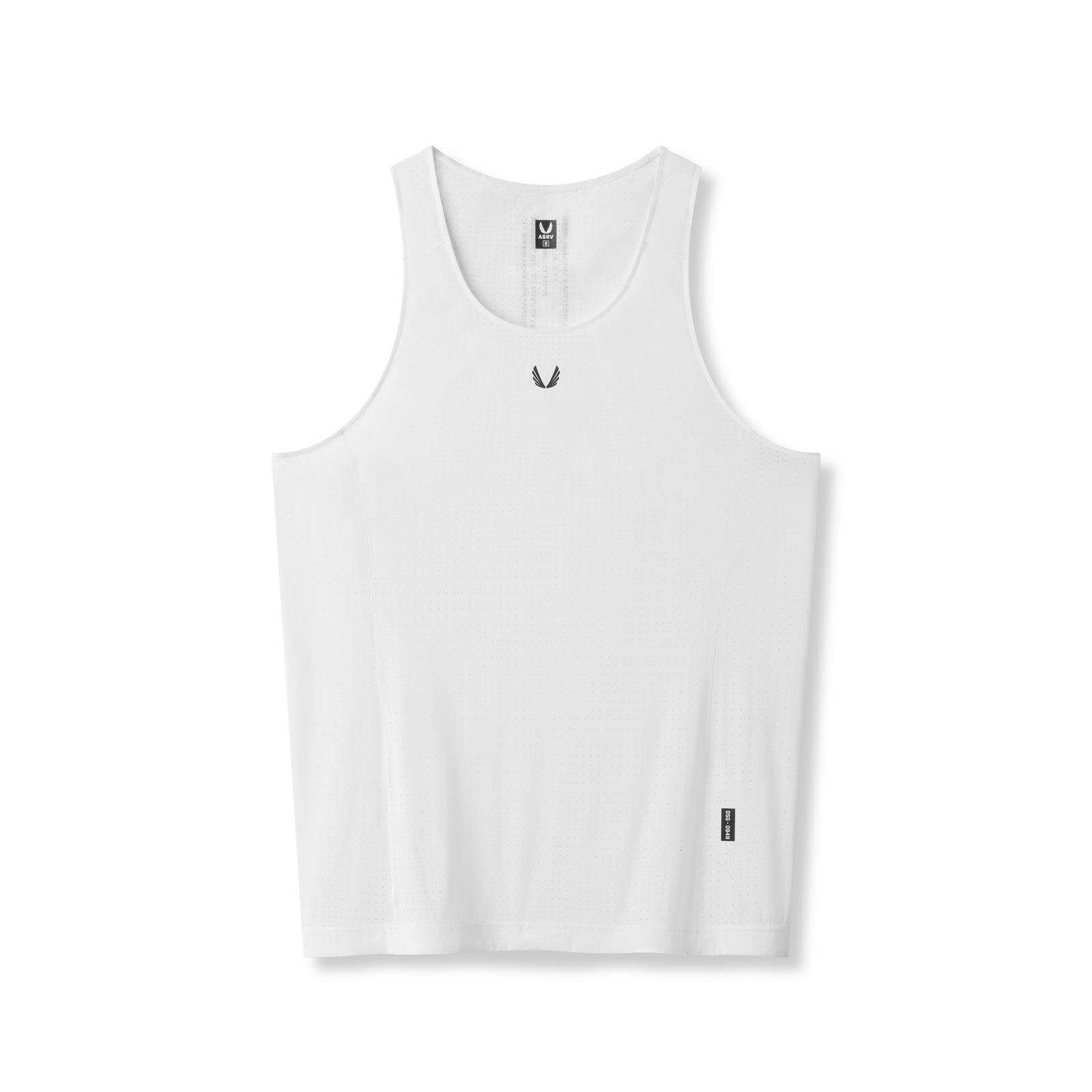 Laser Vent™ Singlet Tank Top for Men - Breathable Workout Shirt, White - Perfect for Gym, Running & Athletic Training