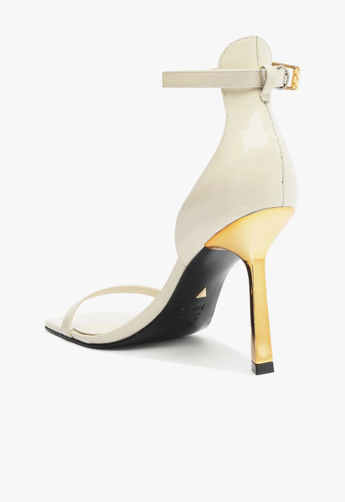 Ciara Women's Patent Leather Sandals - Comfortable Strappy Heeled Sandals for Summer, Weddings & Parties | Fashionable Dress Shoes for Women