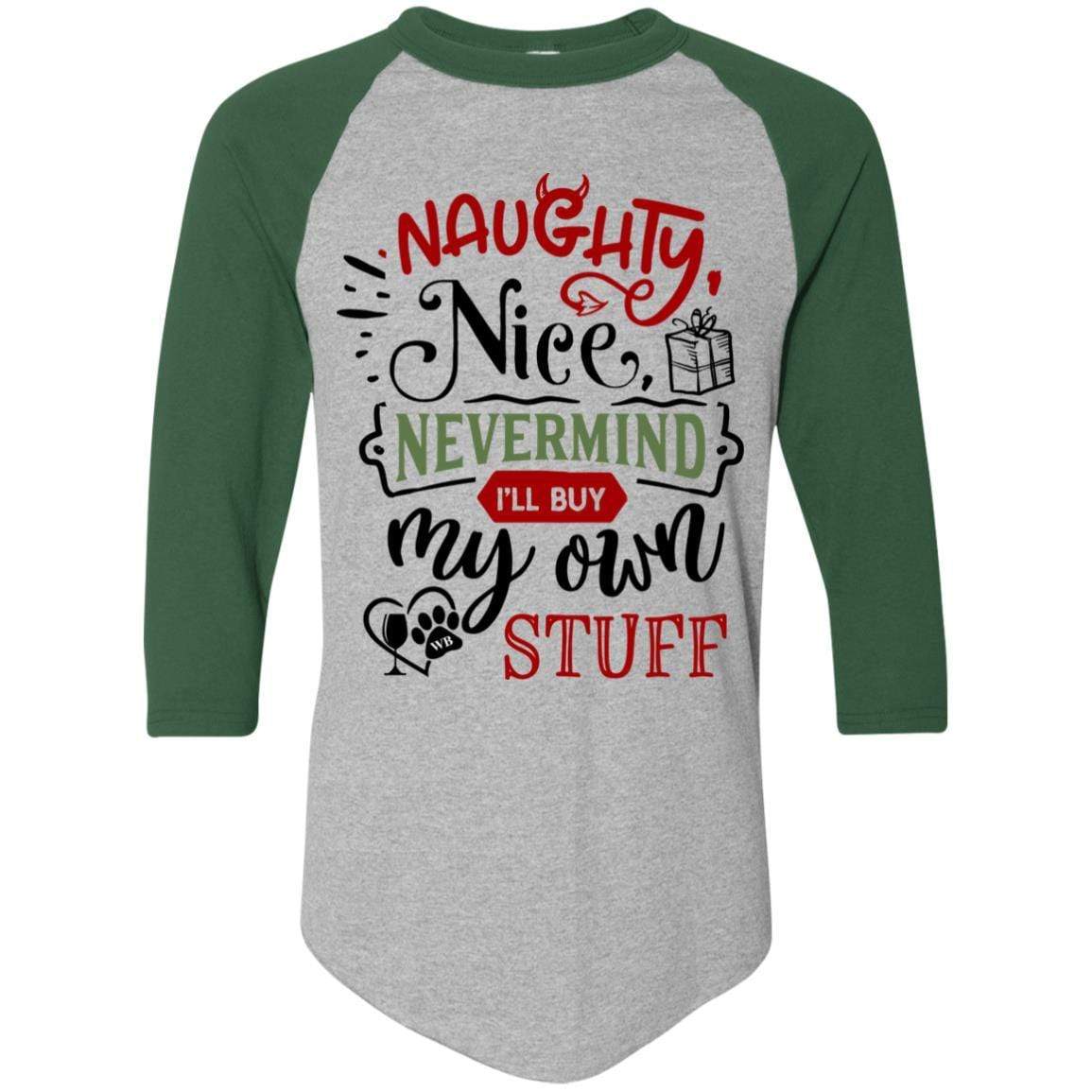 WineyBitches.Co Colorblock Raglan Jersey - Trendy Baseball Tee for Women | Soft & Comfortable Long Sleeve Shirt | Perfect for Casual Wear, Girls Night Out & Wine Tasting Events