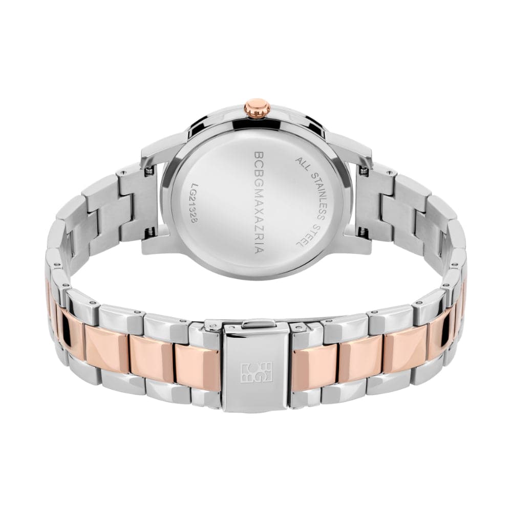 BCBGMAXAZRIA BAWLG2132803 Two-Tone Stainless Steel Women's Watch - Elegant & Durable Timepiece for Work, Party & Everyday Wear