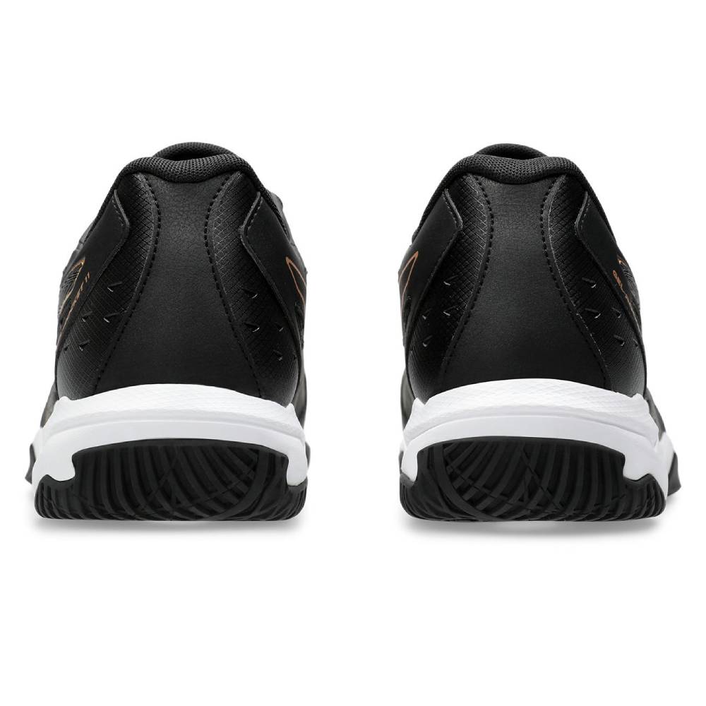 ASICS Gel Rocket 11 Men's Volleyball Shoes - Lightweight Indoor Court Shoes for Badminton, Squash & Tennis - Non-Marking Rubber Sole (Black/Pure Gold) - Perfect for Gym, Sports & Casual Wear