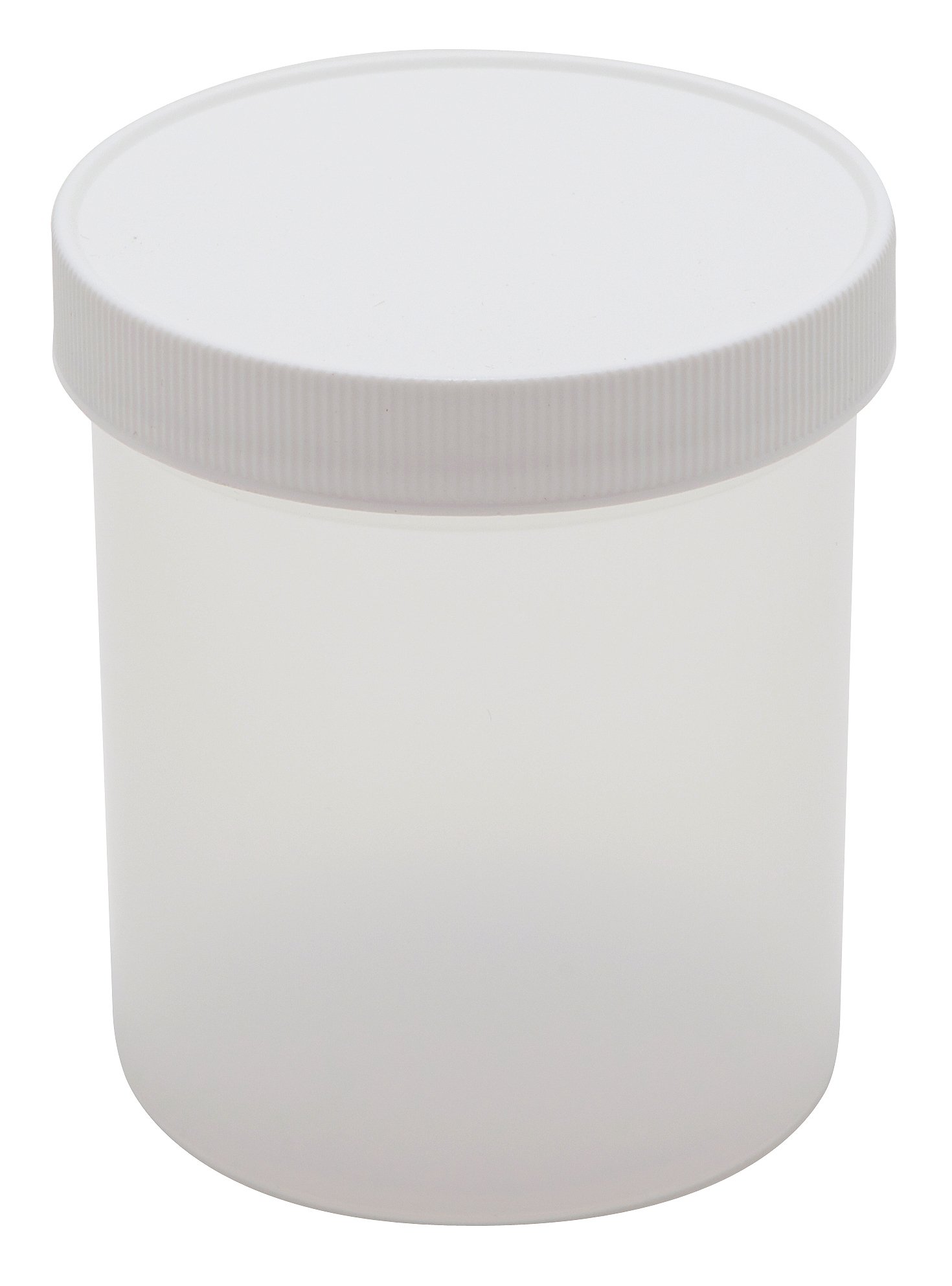 Autoclavable 16oz Polypropylene Straight-Sided Lab Storage Jars with Screw Caps - Case of 24 | Ideal for Laboratory Sample Storage, Chemical Organization & Medical Specimen Collection