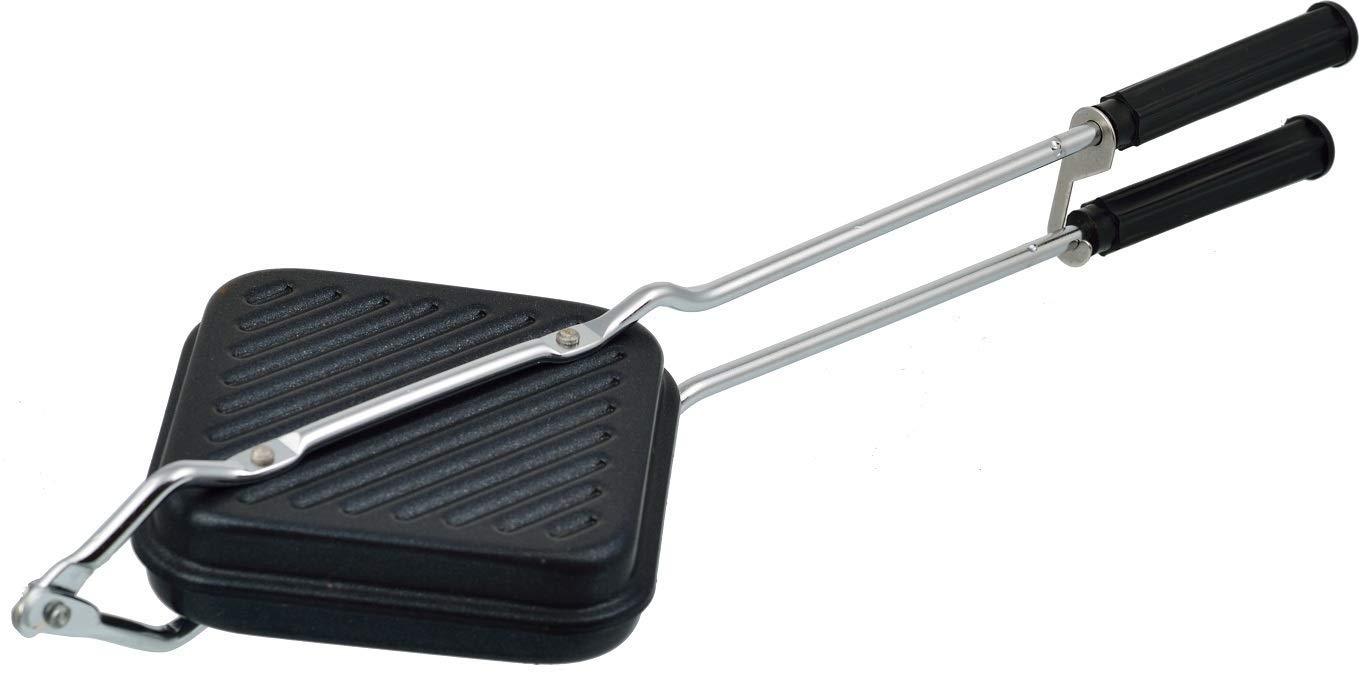 **Double-Sided Electric Sandwich Maker & Panini Press - Perfect for Grilled Cheese, Paninis & Breakfast Sandwiches at Home or Office**