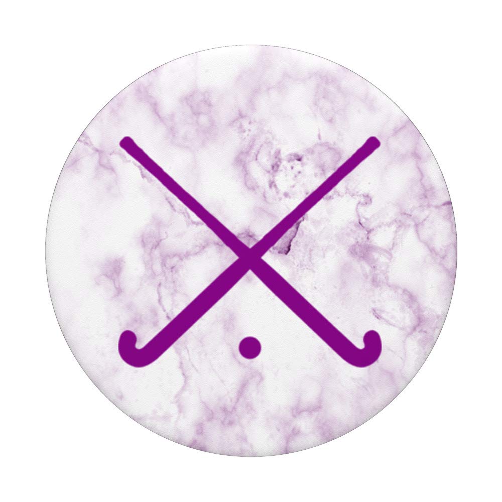 Field Hockey Sticks for Players - White Marble Purple Design | Perfect Gift for Athletes & Field Hockey Enthusiasts | Ideal for Games, Training & Sports Events