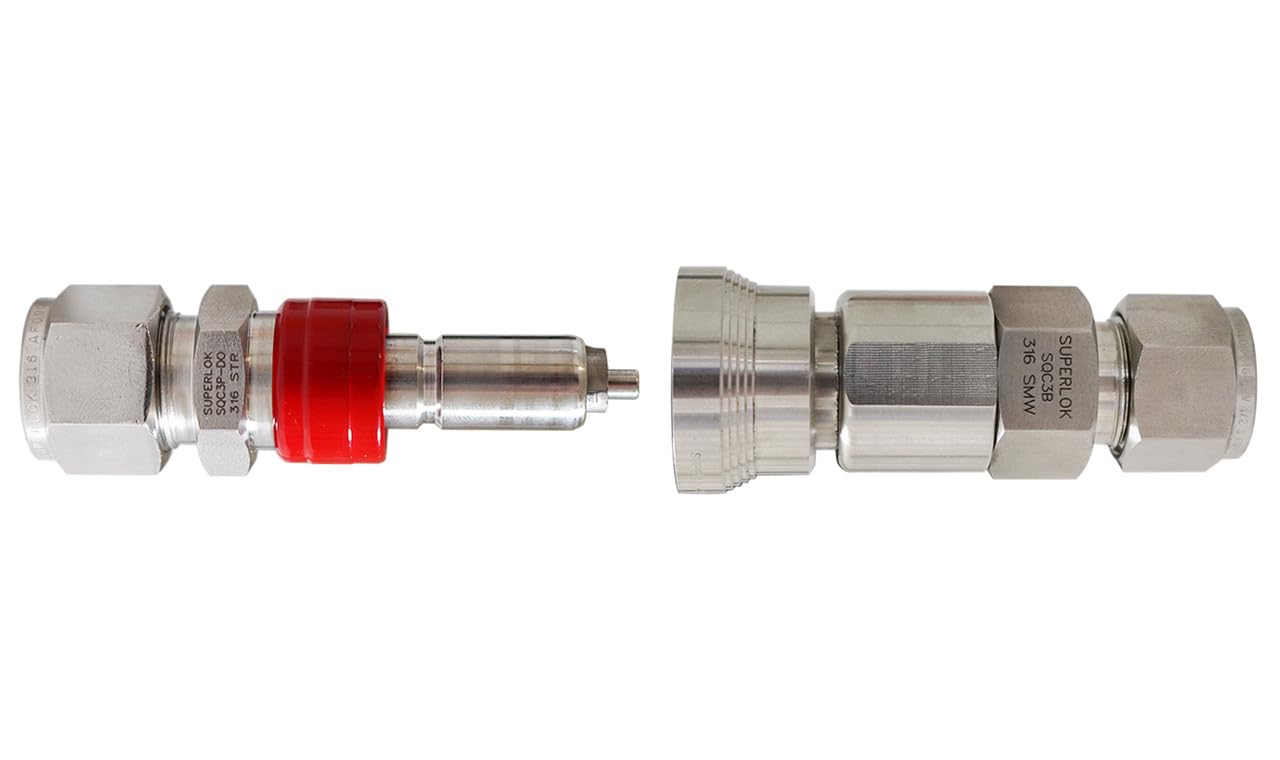 Superlok Quick Connects Compression Fittings - SQC Series - USA Made - Ideal for Plumbing, HVAC, and Industrial Applications