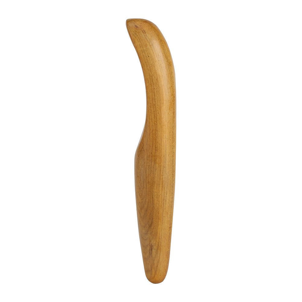 Wooden Acupressure Massage Stick - Multi-Function Thumb & Body Massager for Back Pain Relief, Microcirculation & Stress Relief - Perfect for Home, Office & Travel Use