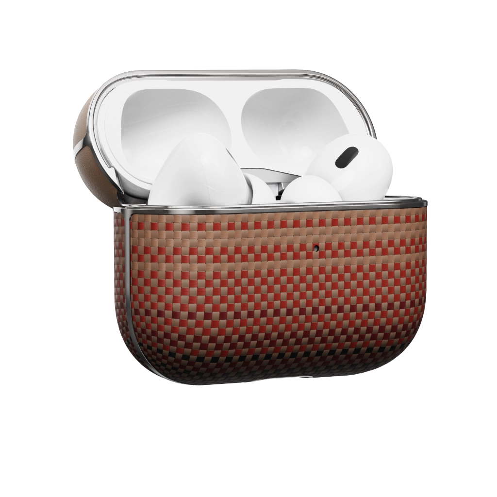 Durable Aramid Fiber Case for AirPods Pro 2 & AirPods 4 - Ultra-Thin Protective Cover with Precise Cutouts | Perfect for Gym, Travel & Everyday Use