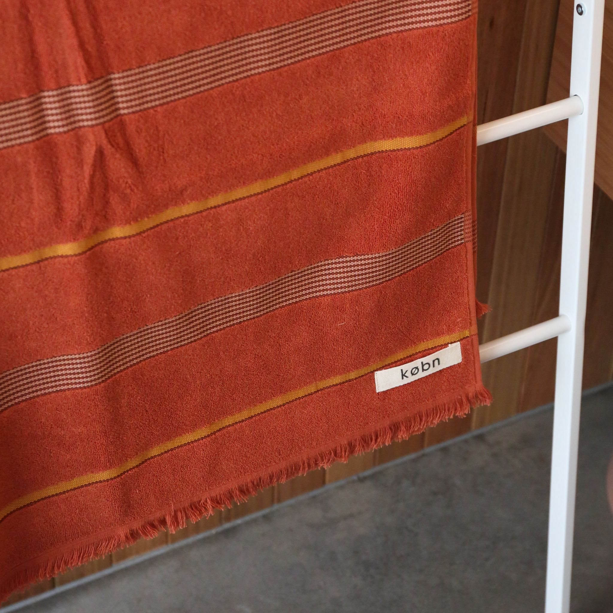 KOBN Premium Beach & Bath Towel - Soft, Absorbent, Quick-Drying - Perfect for Pool, Beach, Gym & Spa | Tamarillo Color