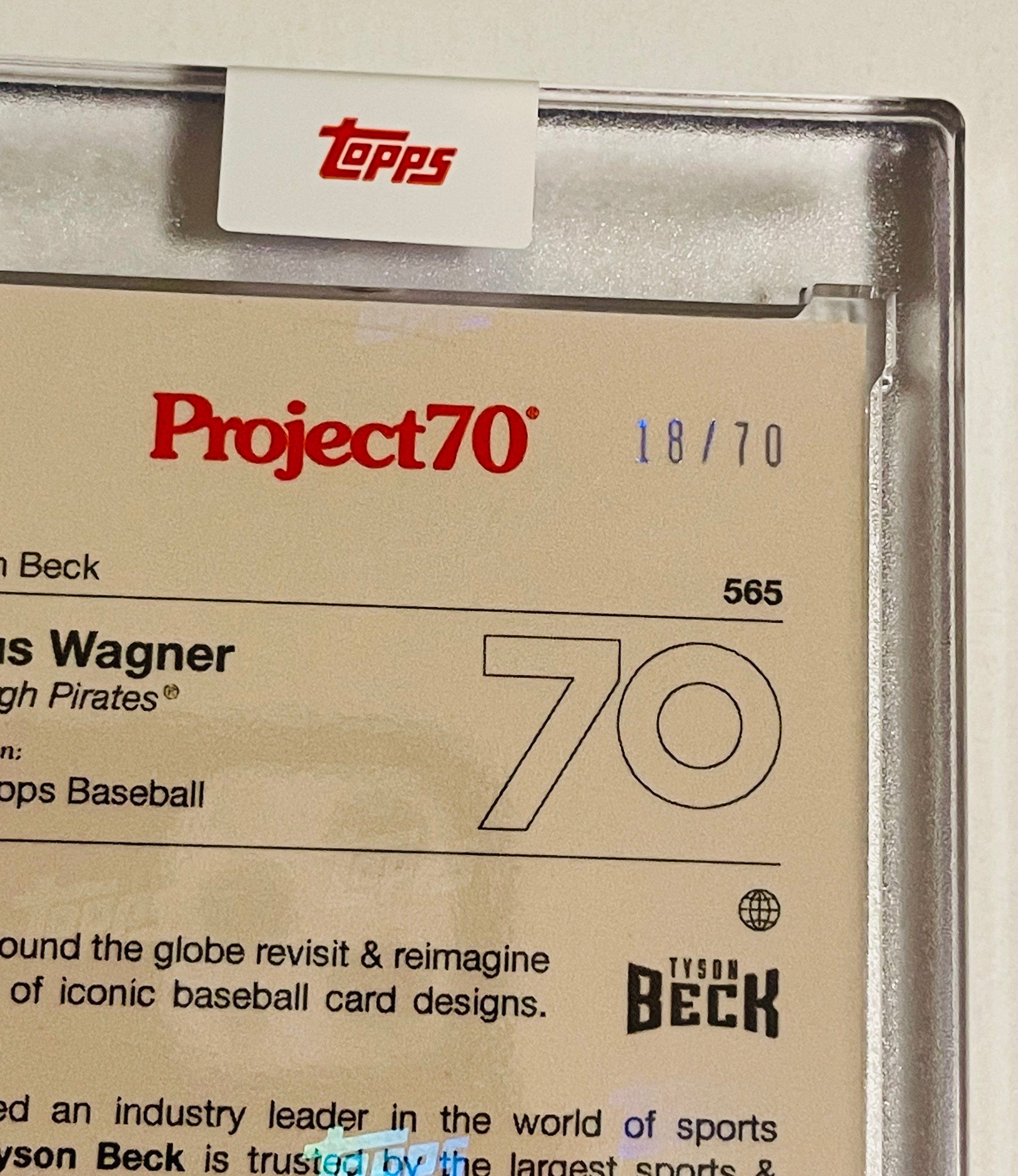 Rare Honus Wagner Topps Rainbow Foil Baseball Card #Numbered - Tyson Beck Limited Edition - Perfect for Collectors, Sports Memorabilia & Investment
