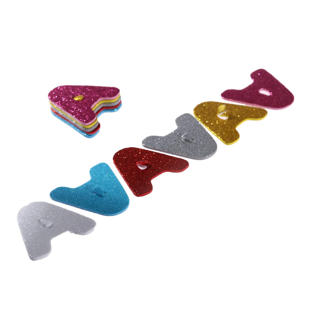 EXCEART 150 pcs Glitter Letter Stickers for Scrapbooking, DIY Crafts, Journals, and School Projects - Sparkly Alphabet Decals for Kids and Adults