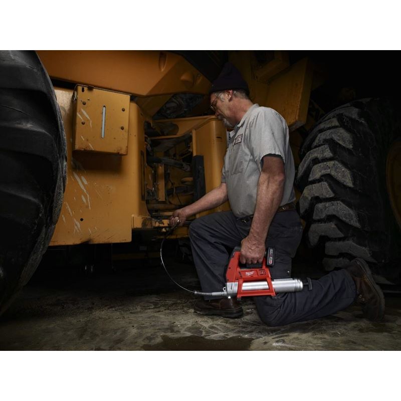 M12 12V Lithium-Ion Cordless Grease Gun Kit (2446-21XC) - Perfect for Automotive, Industrial & Home Maintenance