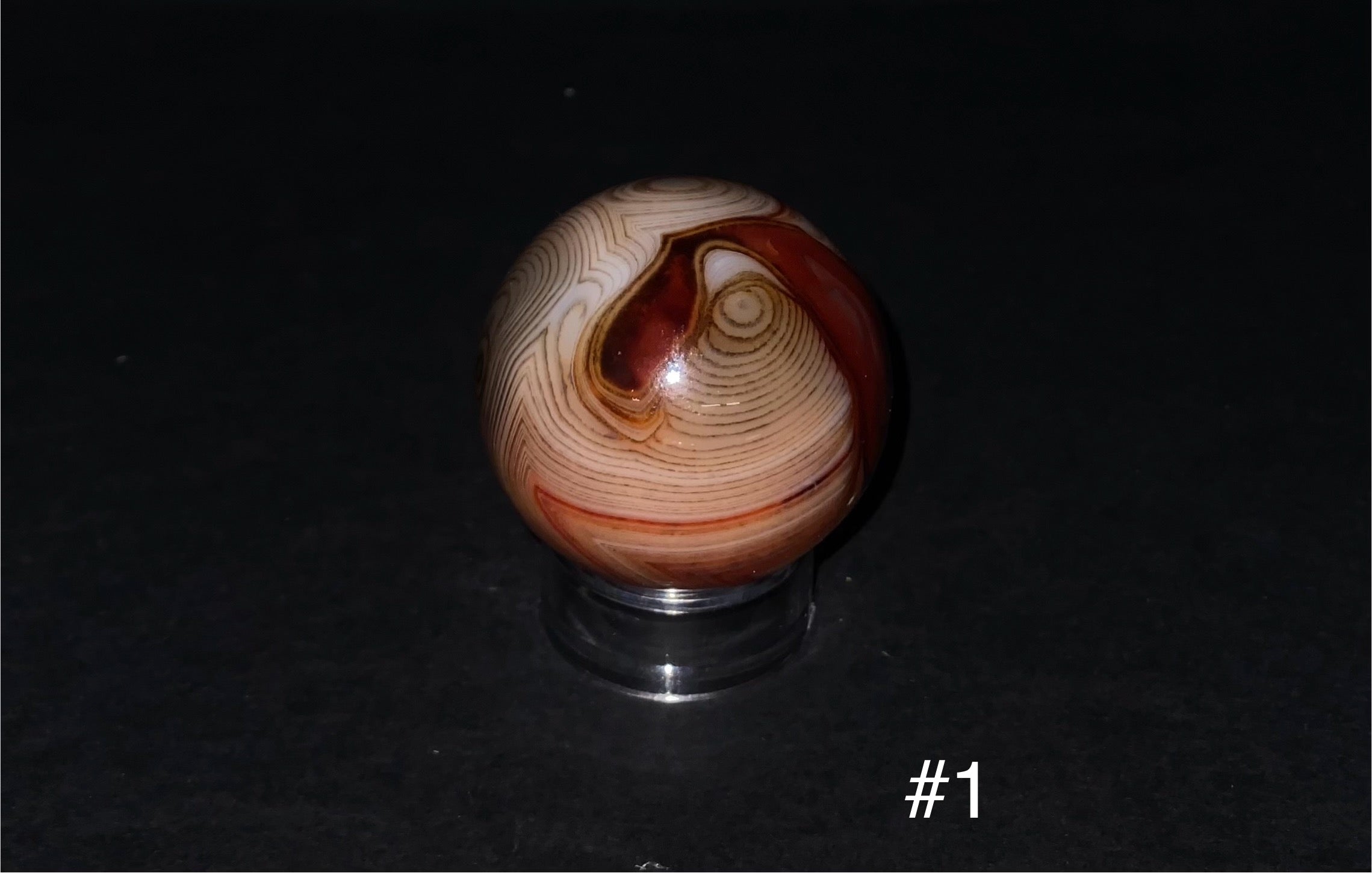 Natural Agate Sphere Mini - Healing Crystal Ball for Meditation, Home Decor & Spiritual Gifts | Perfect for Yoga, Feng Shui & Energy Balancing