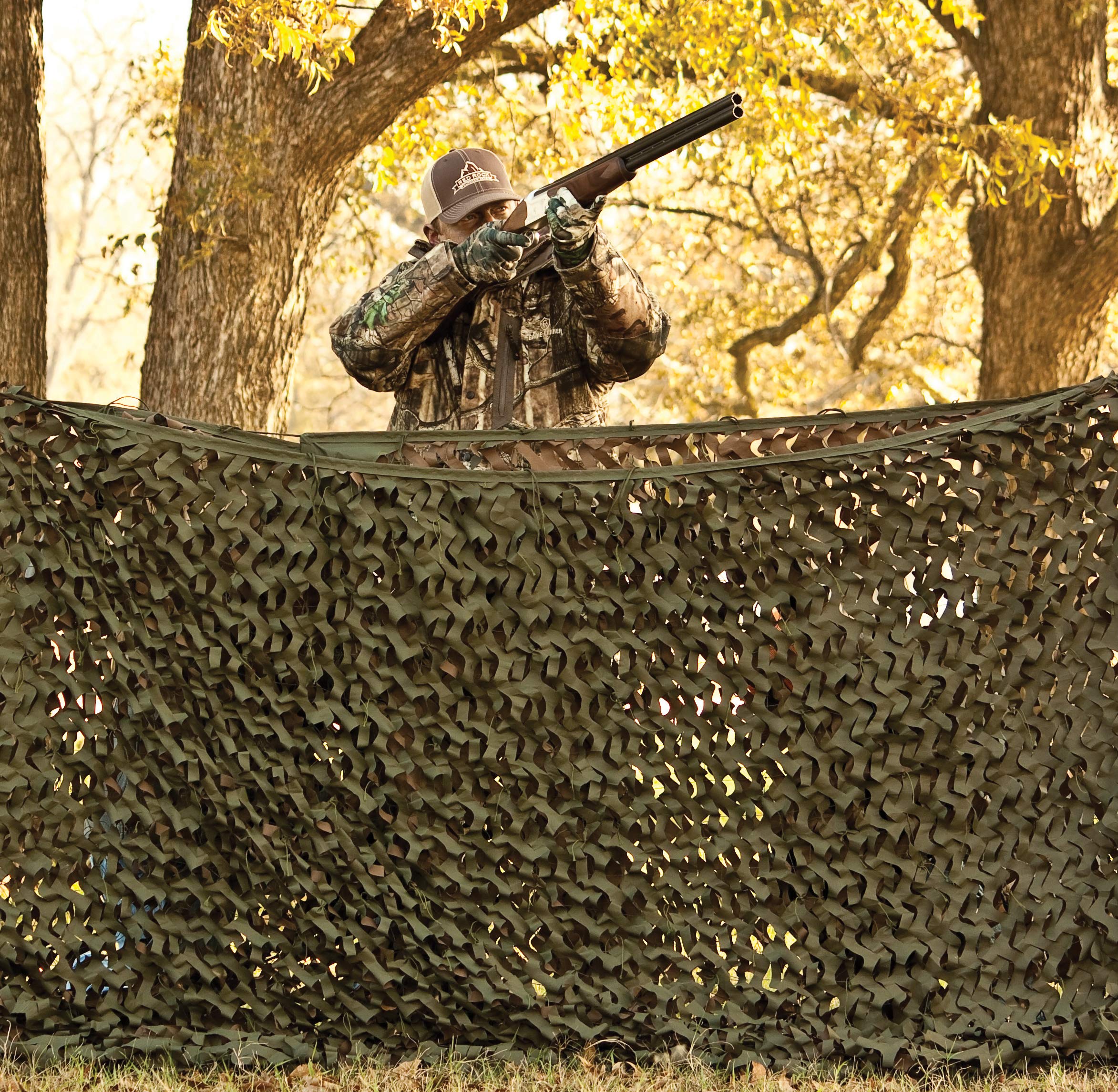 Red Rock Outdoor Gear Big Game Camouflage Net - Durable Hunting Blind for Deer, Turkey, and Wildlife Observation