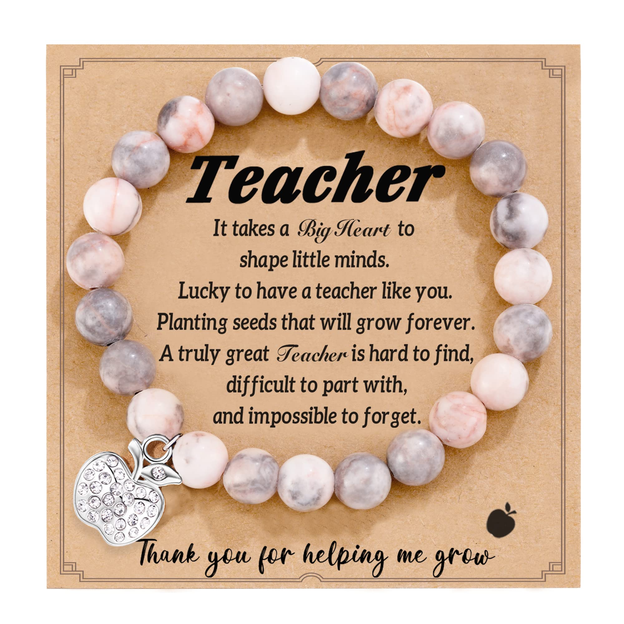 HGDEER Personalized Teacher Gifts for Women - Thoughtful Teacher Appreciation, Christmas, Birthday, Valentine's Day, Retirement & End of Year Gifts from Students - Perfect for Classroom, Office & Special Occasions
