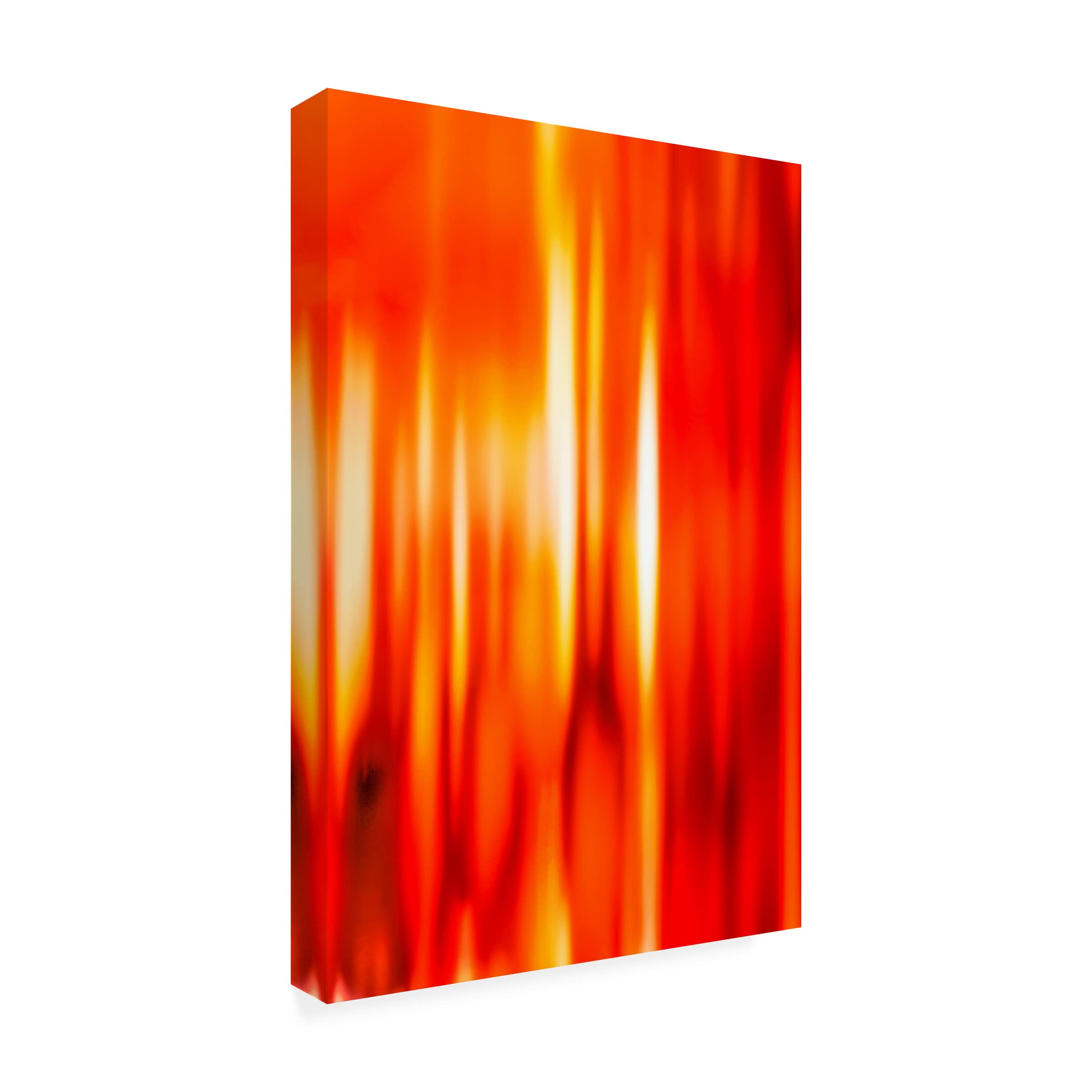 Trademark Fine Art 'Flame of Life 03' by Eva Bane - 16x24 Inch Canvas Wall Art - Modern Abstract Painting for Living Room, Bedroom & Office Decor