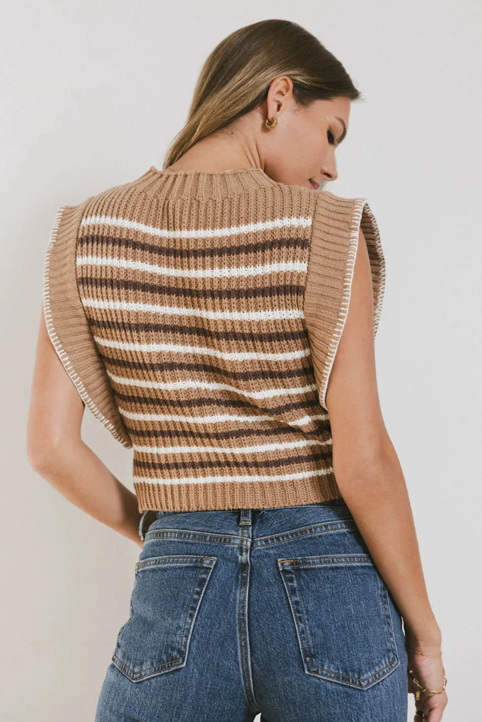 Ambretta Women's Knit Sweater Vest - Soft & Stylish Cardigan for Fall & Winter | Perfect for Layering, Office Wear & Casual Outfits