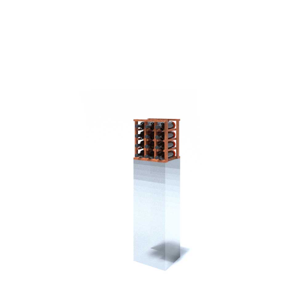 3-Tier 12-Bottle Wine Rack for Kitchen Cabinet - 15.75 Inch Upper Shelf Organizer | Perfect for Spice Storage, Pantry Organization & Small Space Saving