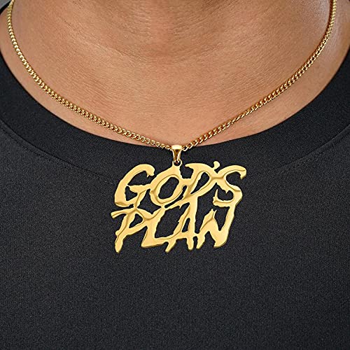 Elegant Gold and Stainless Steel Pendant Necklace with Chain - Perfect for Gifts, Parties, and Everyday Wear