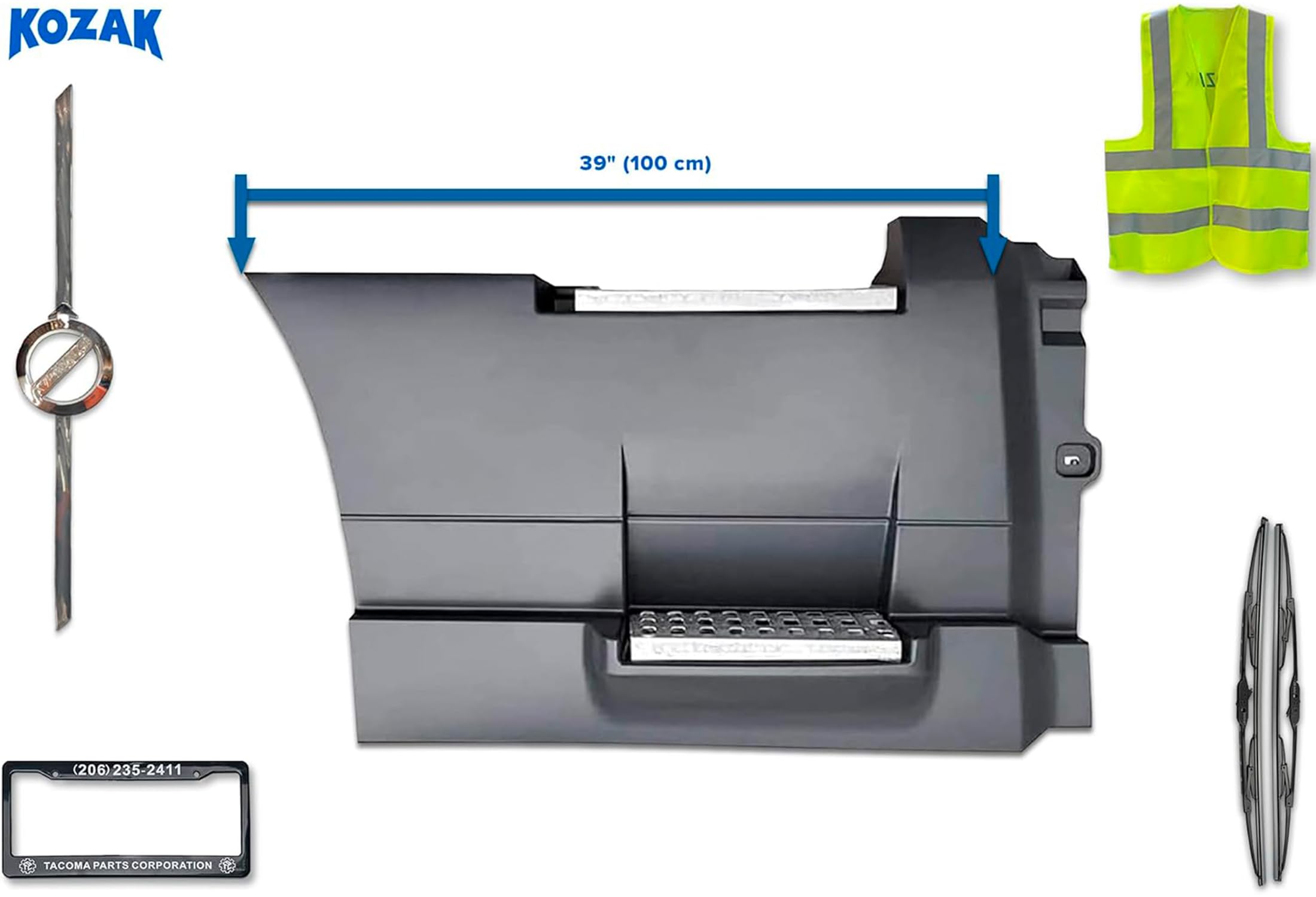 KOZAK Right Passenger Side Rear Step Fairing Panel 39
