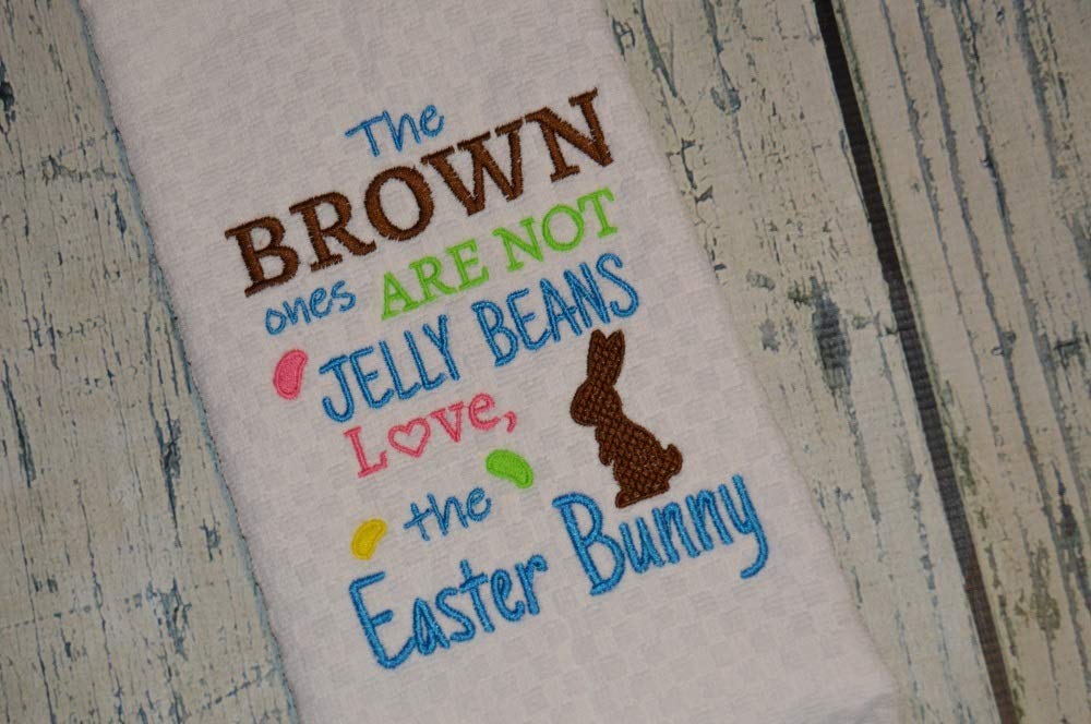Funny Easter Kitchen Dish Towel - Cute Holiday Decor & Absorbent Cotton Towels for Spring Cleaning, Baking, and Easter Party Decorations