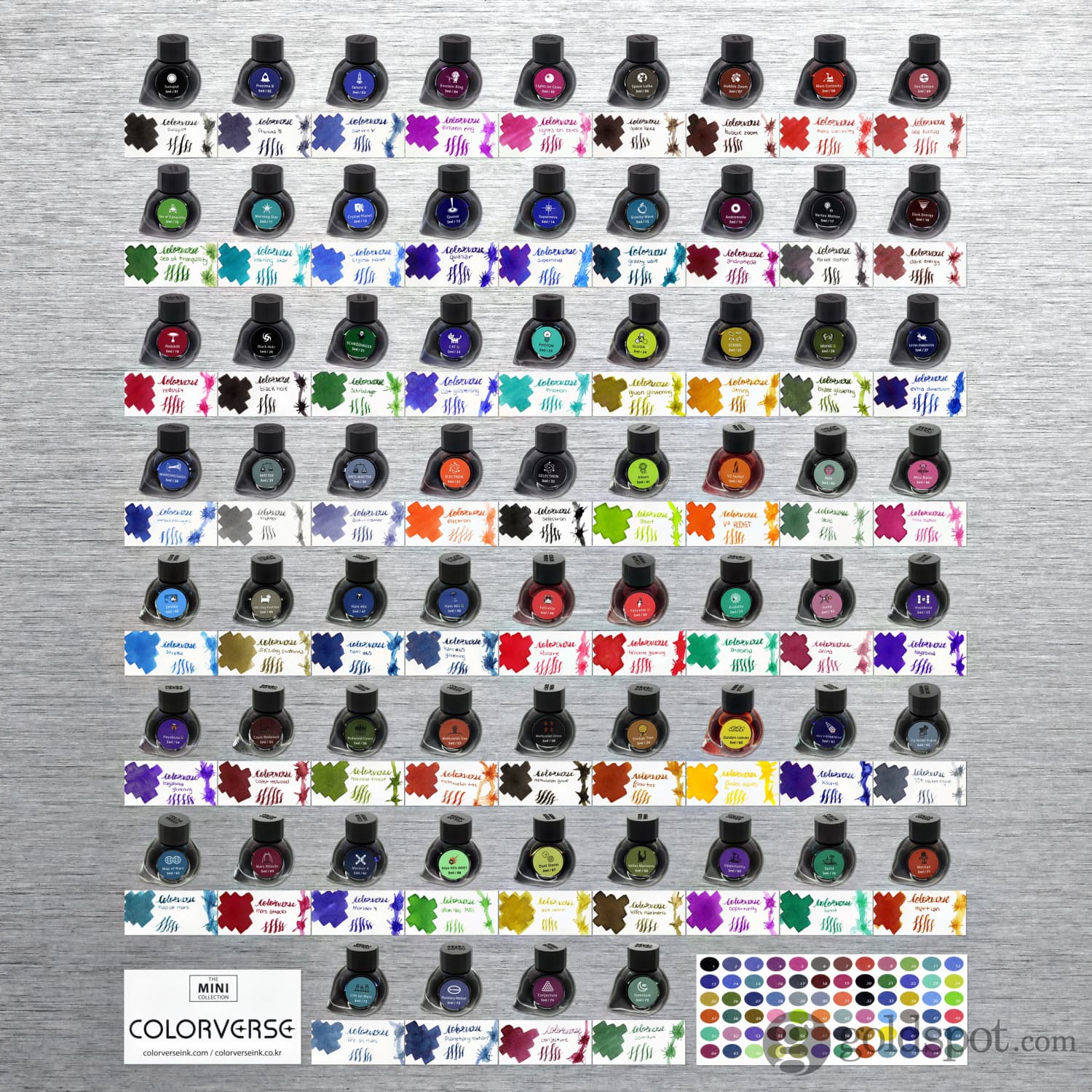 Colorverse Spaceward Mini Bottled Ink in Hubble Zoom - 5mL Fountain Pen Ink for Writing, Drawing & Calligraphy - Perfect for Journaling, Art Projects & Lettering