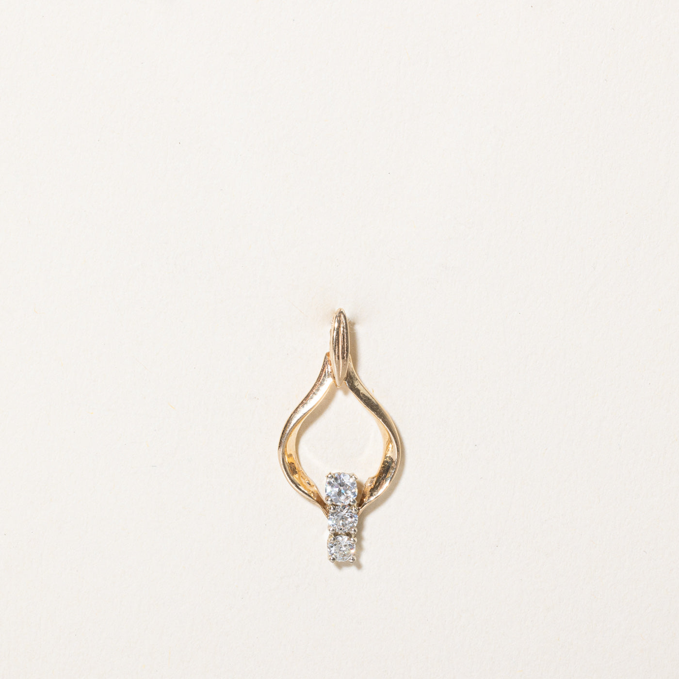 Exquisite Vintage Old European Cut Diamond Pendant | 0.21ctw | 14K White Gold Necklace | Elegant Gift for Anniversary, Valentine's Day & Special Occasions