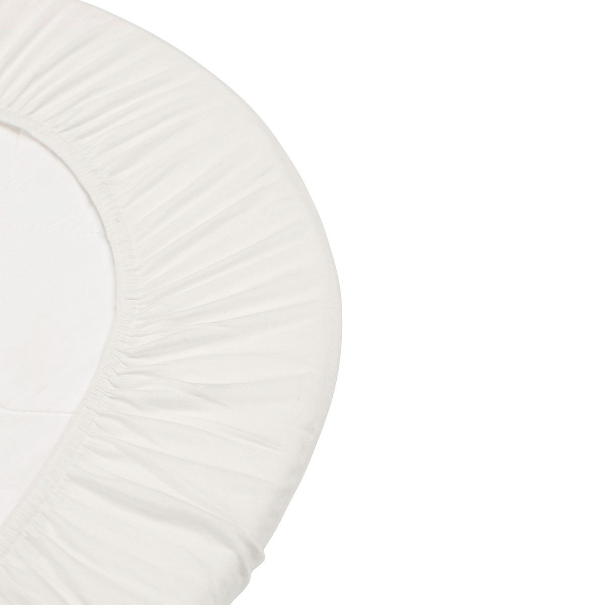 Organic Cotton Fitted Crib Sheet for Baby - 2 Pack Snow White | Soft Breathable Nursery Bedding | Perfect for Newborns, Infants & Toddlers | Safe & Hypoallergenic Baby Essentials