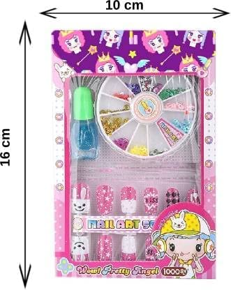RBC RELIABLE Kids Nail Art Kit for Girls - 24 Colors Non-Toxic Nail Polish Set with Stickers & Tools - Perfect Birthday Gift for Girls Ages 5-12 (Pack of 2) - Fun DIY Nail Design for Parties, Sleepovers & Playdates