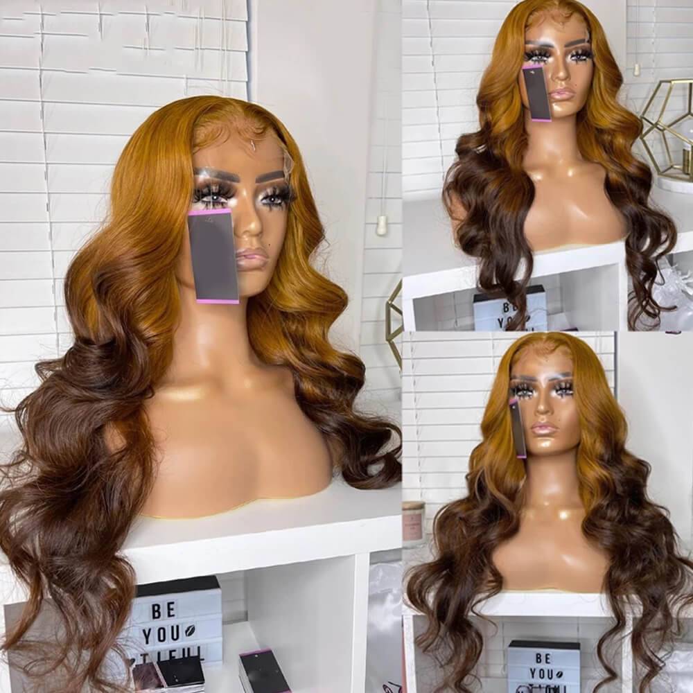 Ombre Ginger Brown Body Wave