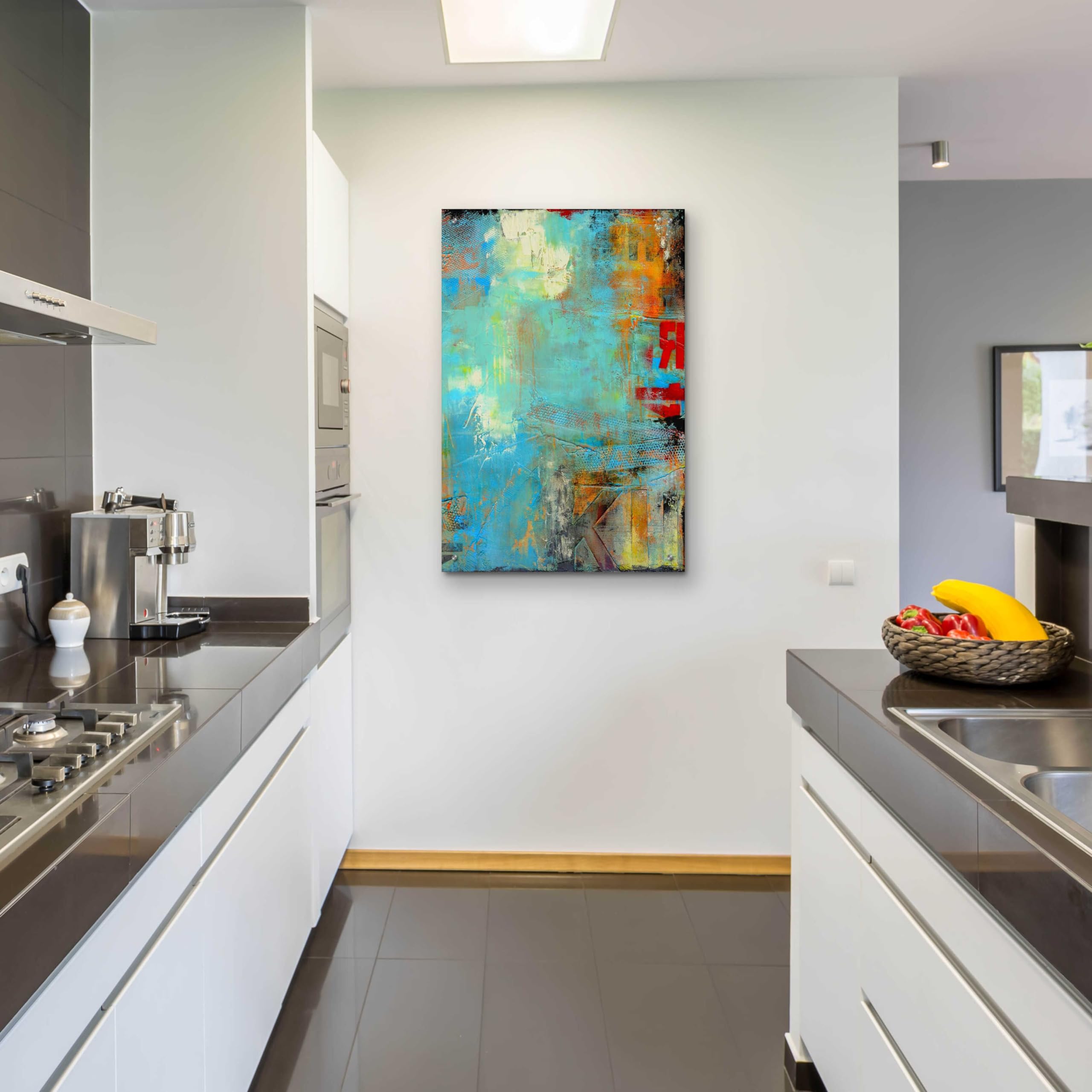 Epic Art 'Detour 84 II' by Erin Ashley - Premium Acrylic Glass Wall Art Painting 24x36 Inches - Modern Home Decor for Living Room, Bedroom & Office