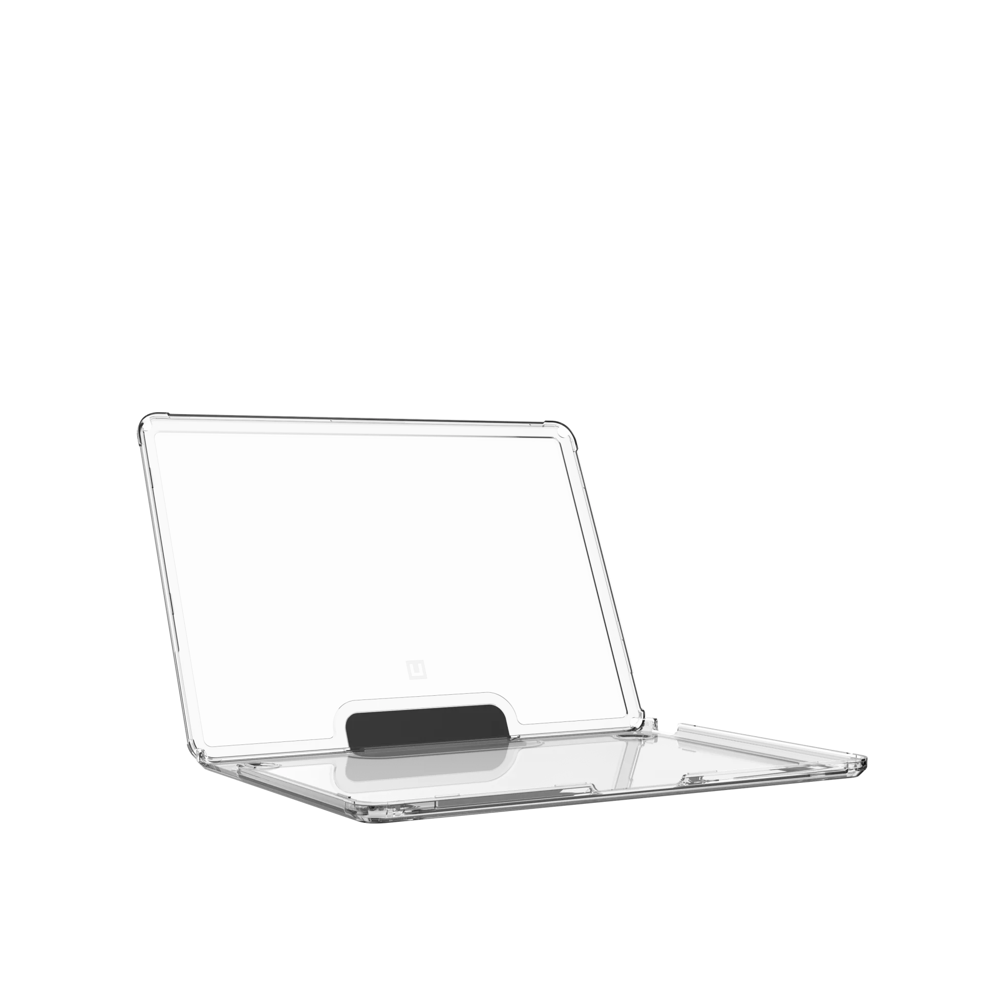UAG U Lucent Protective Case for MacBook Air 13 M2 (2022 Model) - Ice/Black | Slim Durable Cover for Work, Travel & Everyday Use