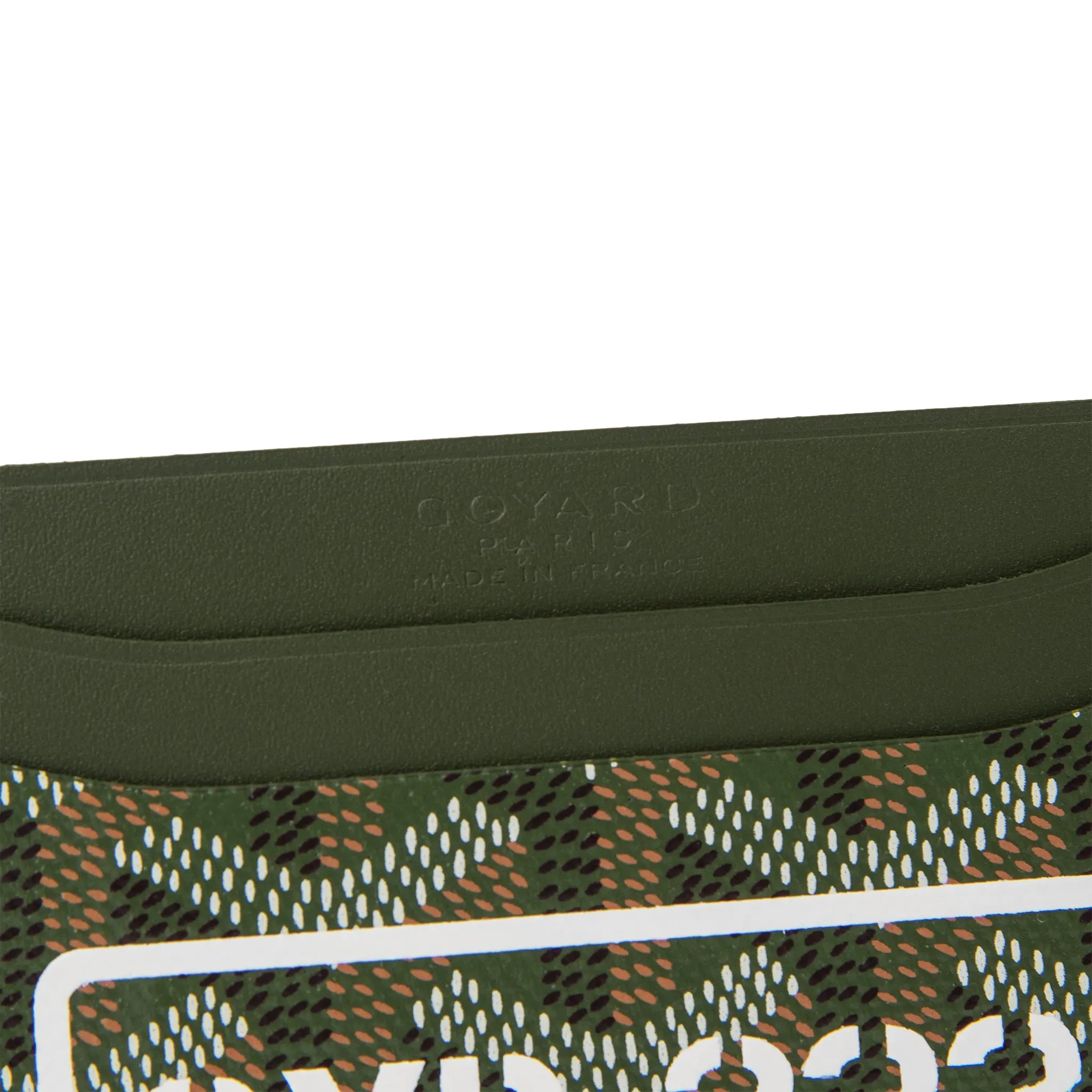 Goyard Saint Sulpice Khaki Card Holder - Luxury Slim Wallet for Men & Women - Perfect for Travel, Business & Everyday Use