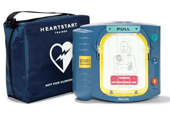 HeartStart® HS1 Trainer Defibrillator - AED Training Device for CPR & Emergency Preparedness - Perfect for Schools, Offices & First Responders