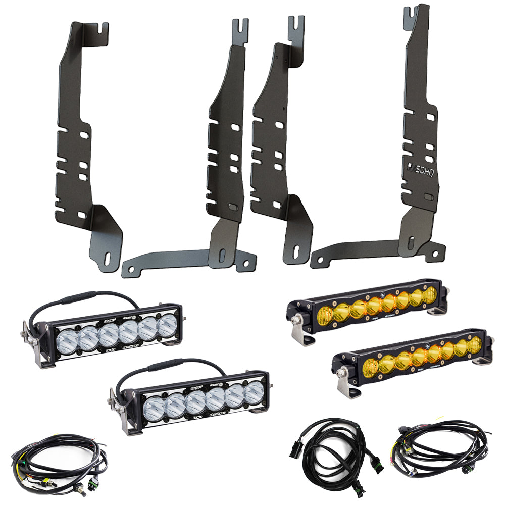 2019-2025 Ram 1500 SDHQ Custom Grille LED Light Bar Mount Kit - DIY Off-Road Lighting Upgrade for Trucks | Perfect for Night Driving, Camping & Off-Road Adventures