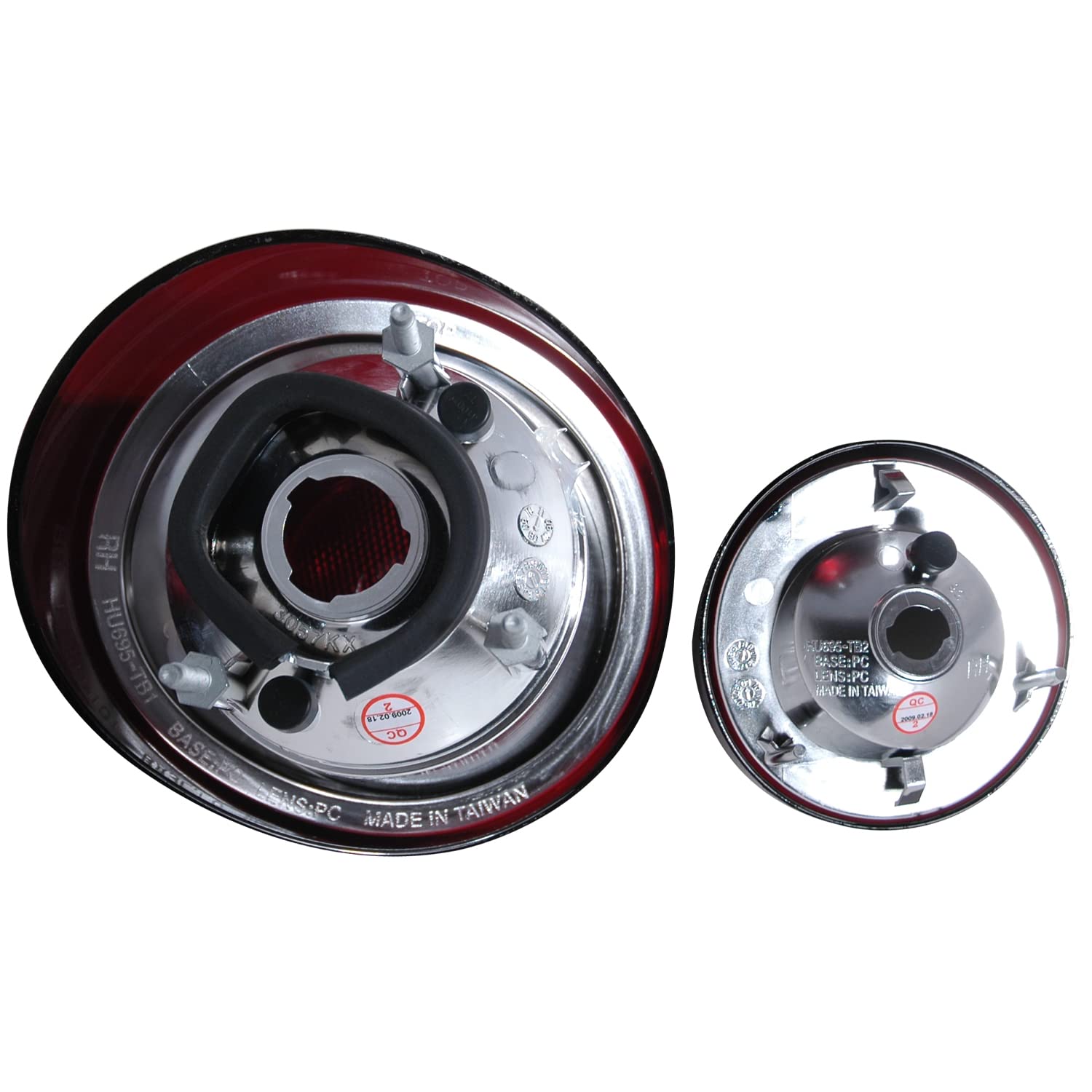Spec-D Tuning Smoke Lens Tail Lights for 2005-2010 Chevy Cobalt 2 Door Coupe - Left & Right Pair Assembly - Enhance Style & Visibility for Night Driving & Car Shows
