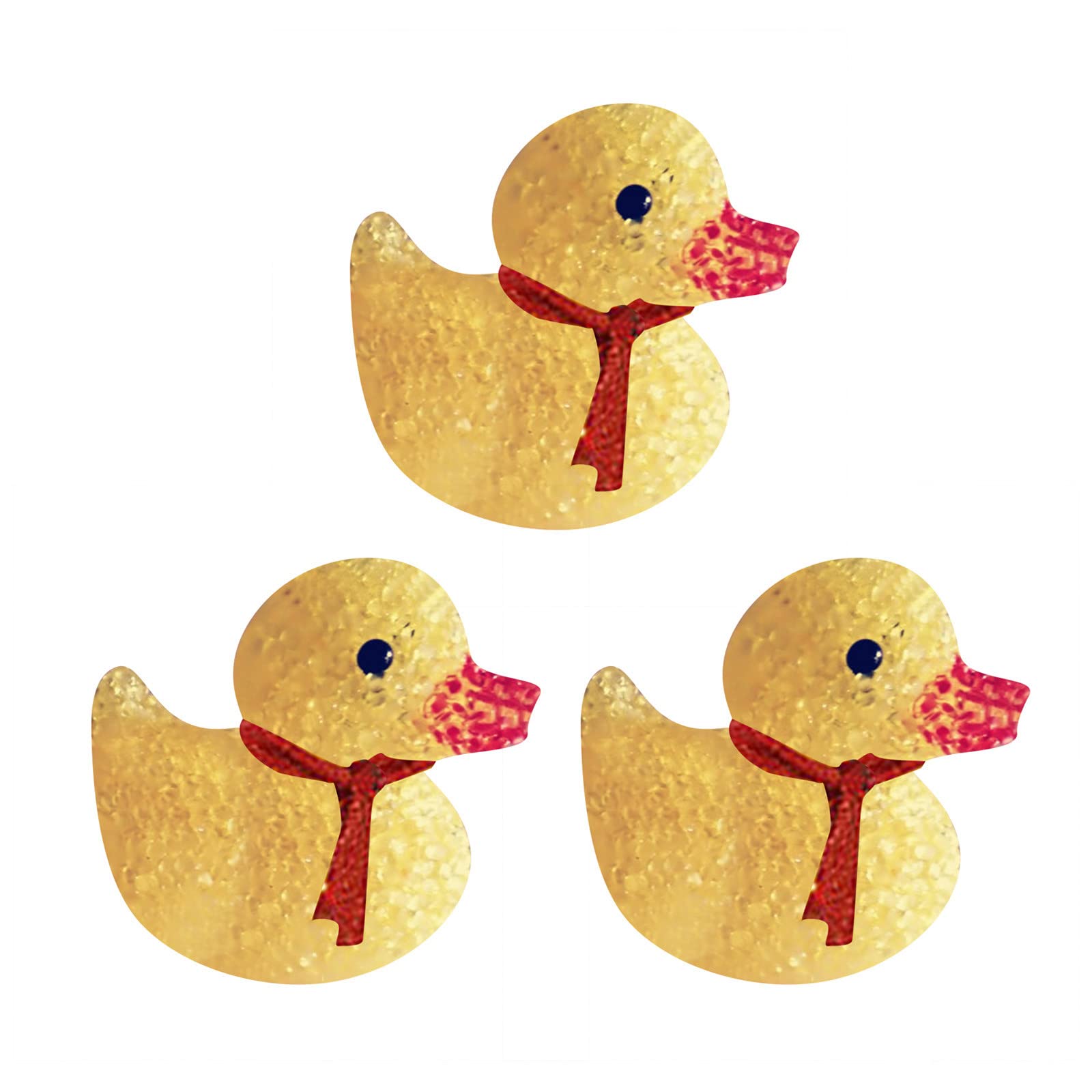 Plastic Ducking Little Night Crystal Light Glowing 3 Light Yellow Monochrome Warm Light for Kitchen, Dining & Bar | Stylish Kitchen Drainer for Sink | Perfect for Nighttime Ambiance and Small Space Decor