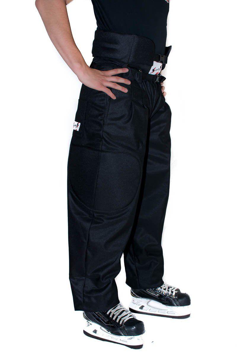 Custom Stevens Pro Padded Hockey Referee Pants - High-Quality Protective Officiating Gear for Ice Hockey Games & Tournaments