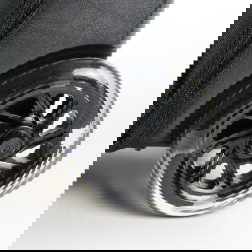 ELITE Deluxe Double Roller Bowling Bag - Heavy Duty Black Bowling Ball Carrier with Wheels for Professional & League Bowlers | Perfect for Tournaments & Practice Sessions