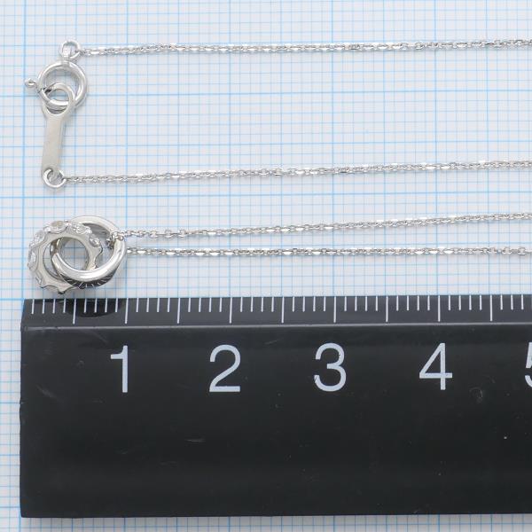 4℃ K10 White Gold Plated Necklace with Synthetic Stone - Elegant Jewelry for Women, Perfect for Parties, Weddings & Gifts