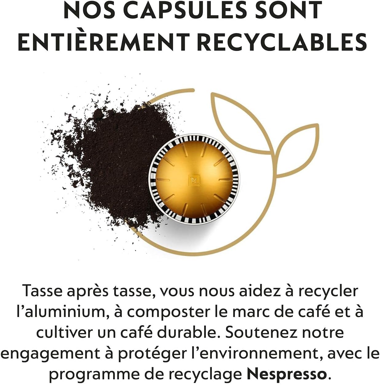 Nespresso VertuoLine Double Espresso Coffee Capsules - Gluten Free Chiaro & Scuro Blend - 20 Pods for Home & Office Use
