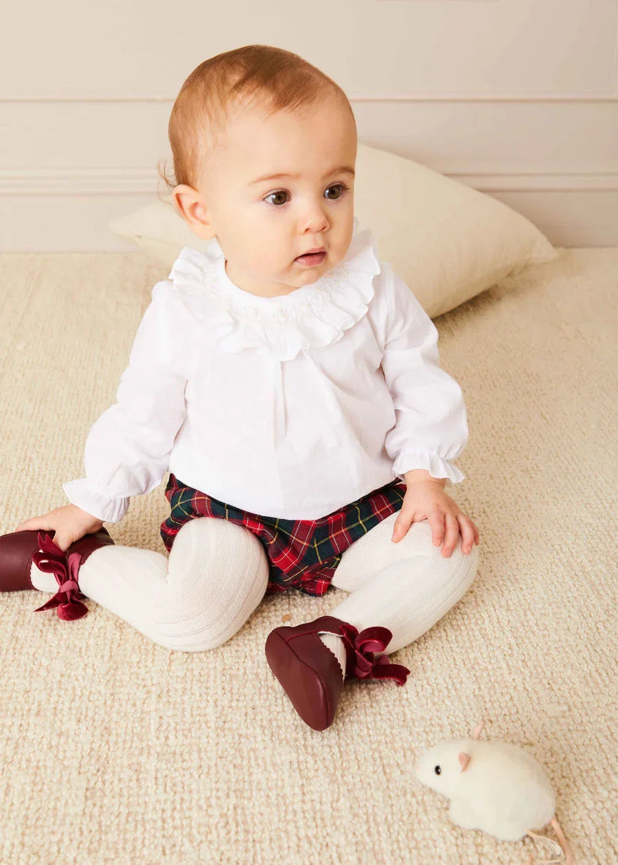 Belgravia Tartan Bloomers - Adorable Baby Girl Outfit for Photos, Parties & Special Occasions | Soft & Stylish Scottish Plaid Design