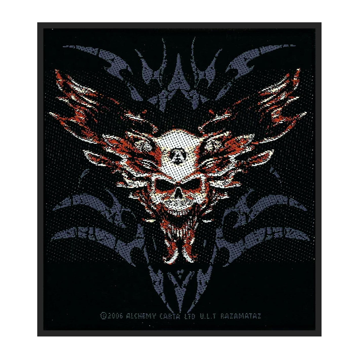 Alchemy Sew On Patch - Magistian Spectre Embroidered Iron-On Badge for Jackets, Bags & DIY Crafts | Gothic Style Fashion Accessory