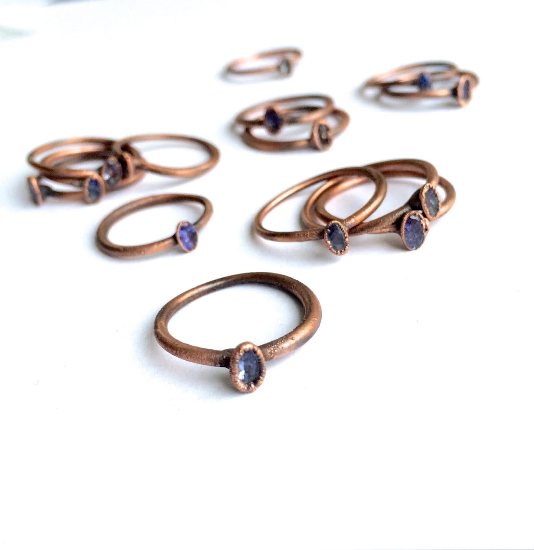 Exquisite Faceted Tanzanite Ring for Women – Genuine Tanzanite Gemstone Jewelry for Engagement, Wedding & Special Occasions