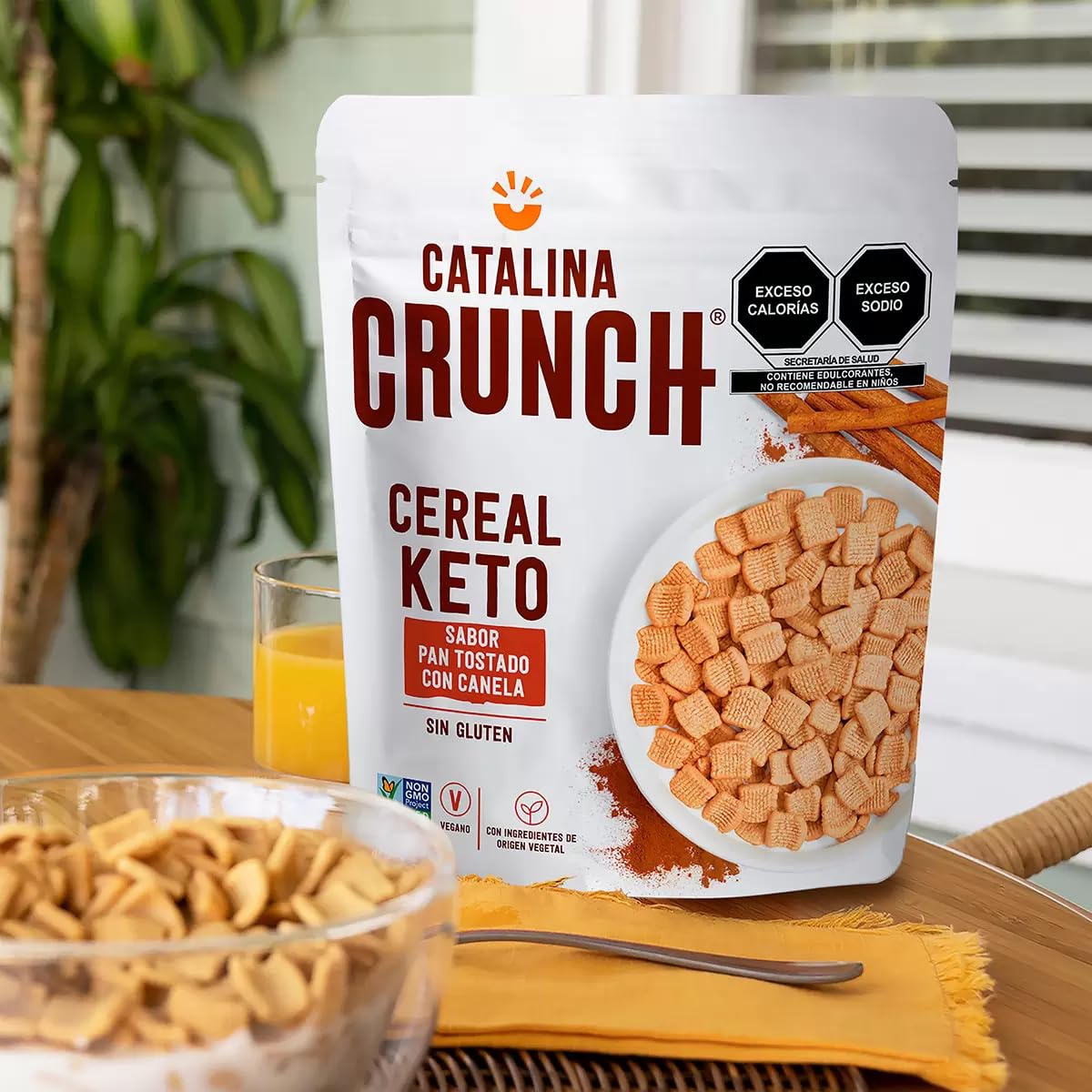 Keto Friendly Catalina Snacks Cereal - Low Carb, High Protein, Gluten Free Breakfast - 20 Oz | Perfect for Ketogenic Diet, Weight Loss & Healthy Morning Meals